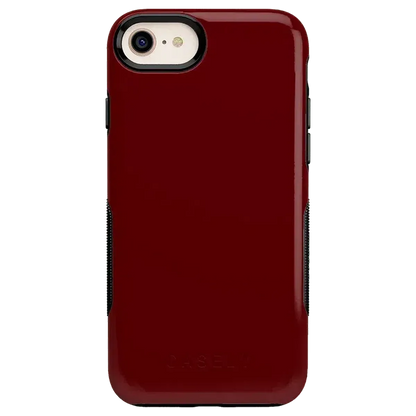 Burgundy Red on Black | Ultra-Protective Bold Case