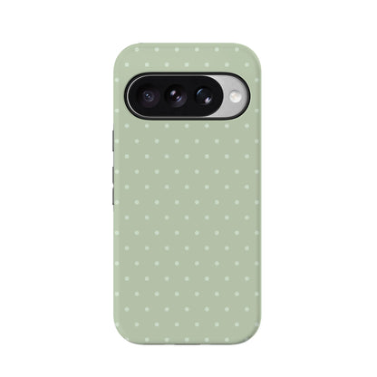 On the Dot | Green Polka Dot Case
