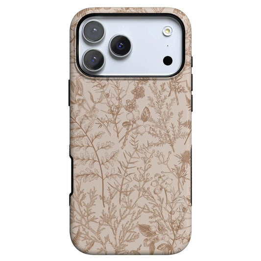 Beige Garden | Neutral Floral Case