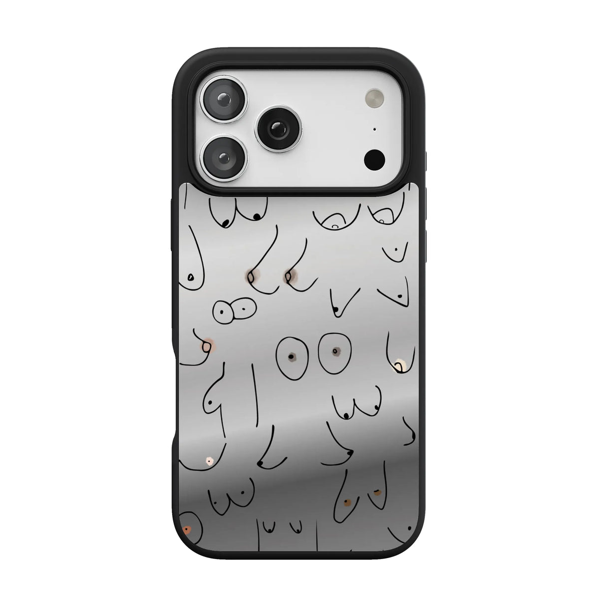 I'm With Her | Black & White Boobs Case