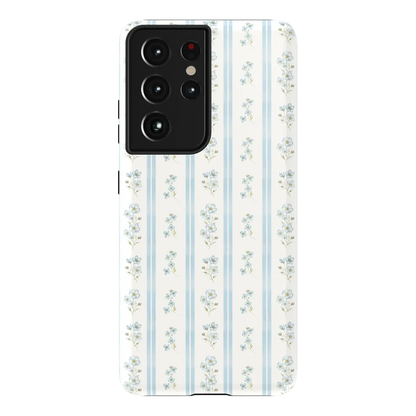 Cottage Stripe | Blue Floral Case