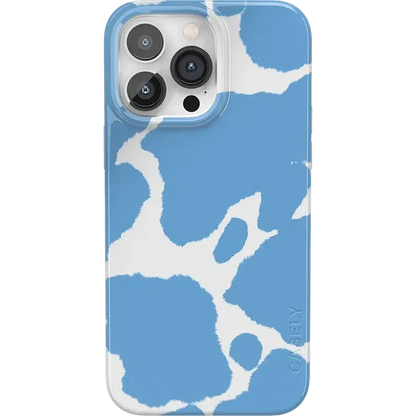 Current MOOd | Light Blue Cow Print Case