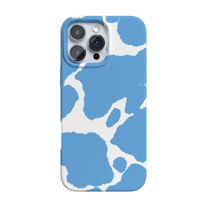 Current MOOd | Light Blue Cow Print Case