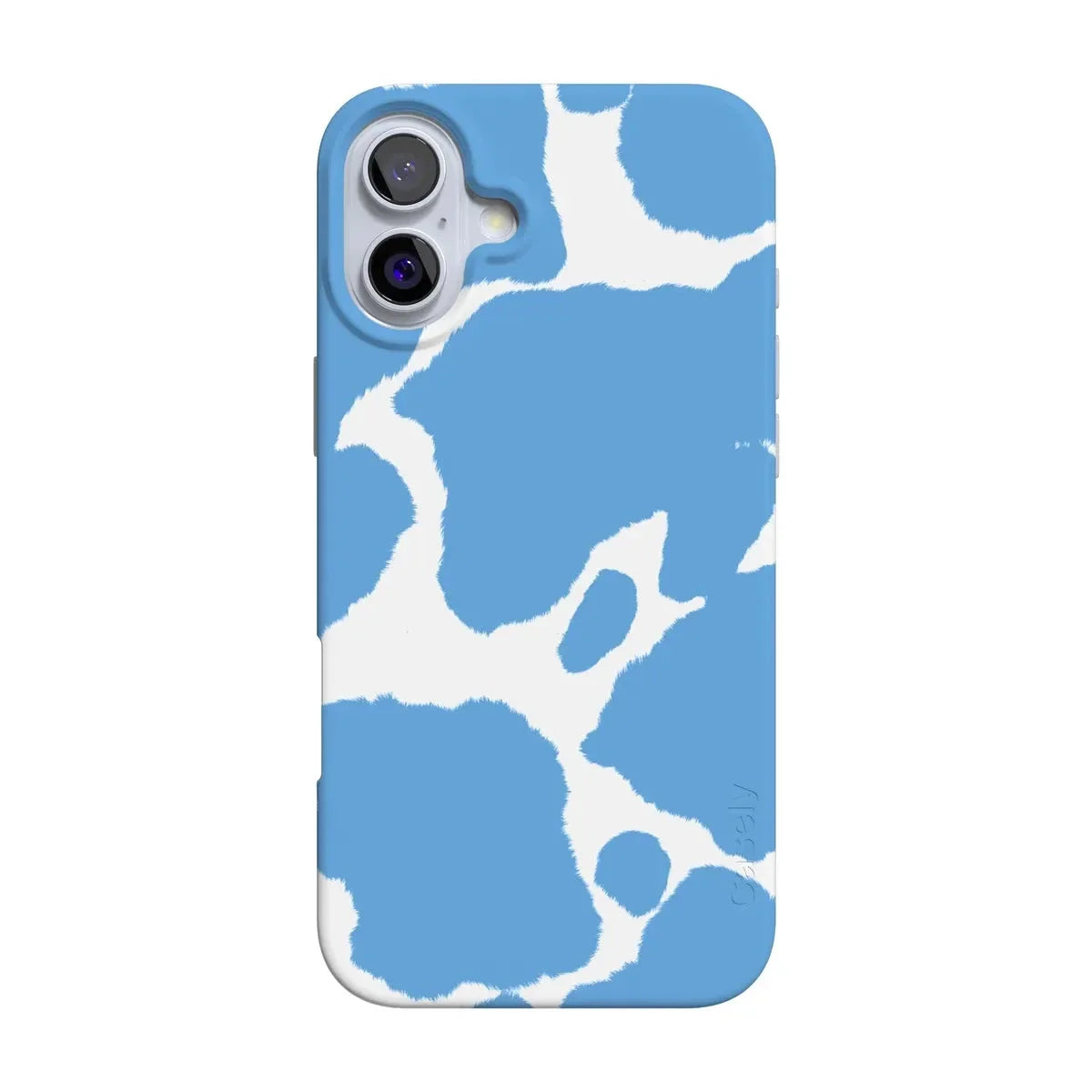 Current MOOd | Light Blue Cow Print Case