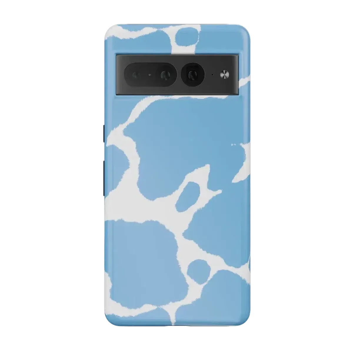 Current MOOd | Light Blue Cow Print Google Pixel Case