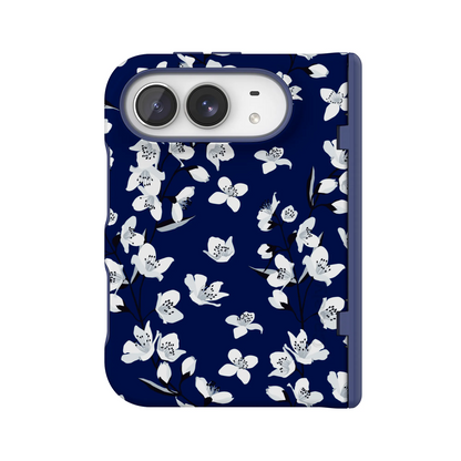 Floral Forest | Navy Cherry Blossom Floral Case
