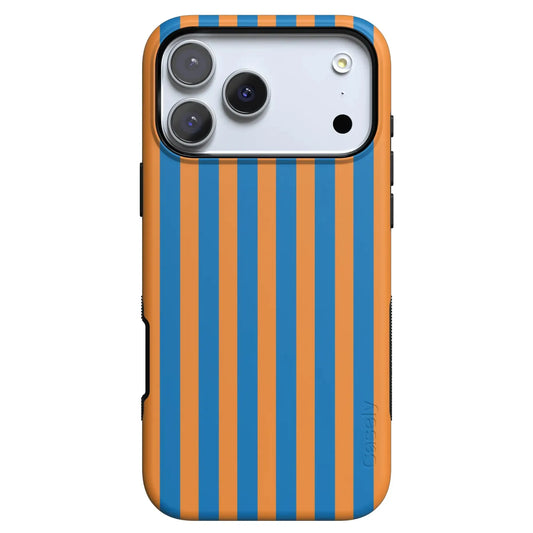 Go New York | Blue & Orange Stripes Case