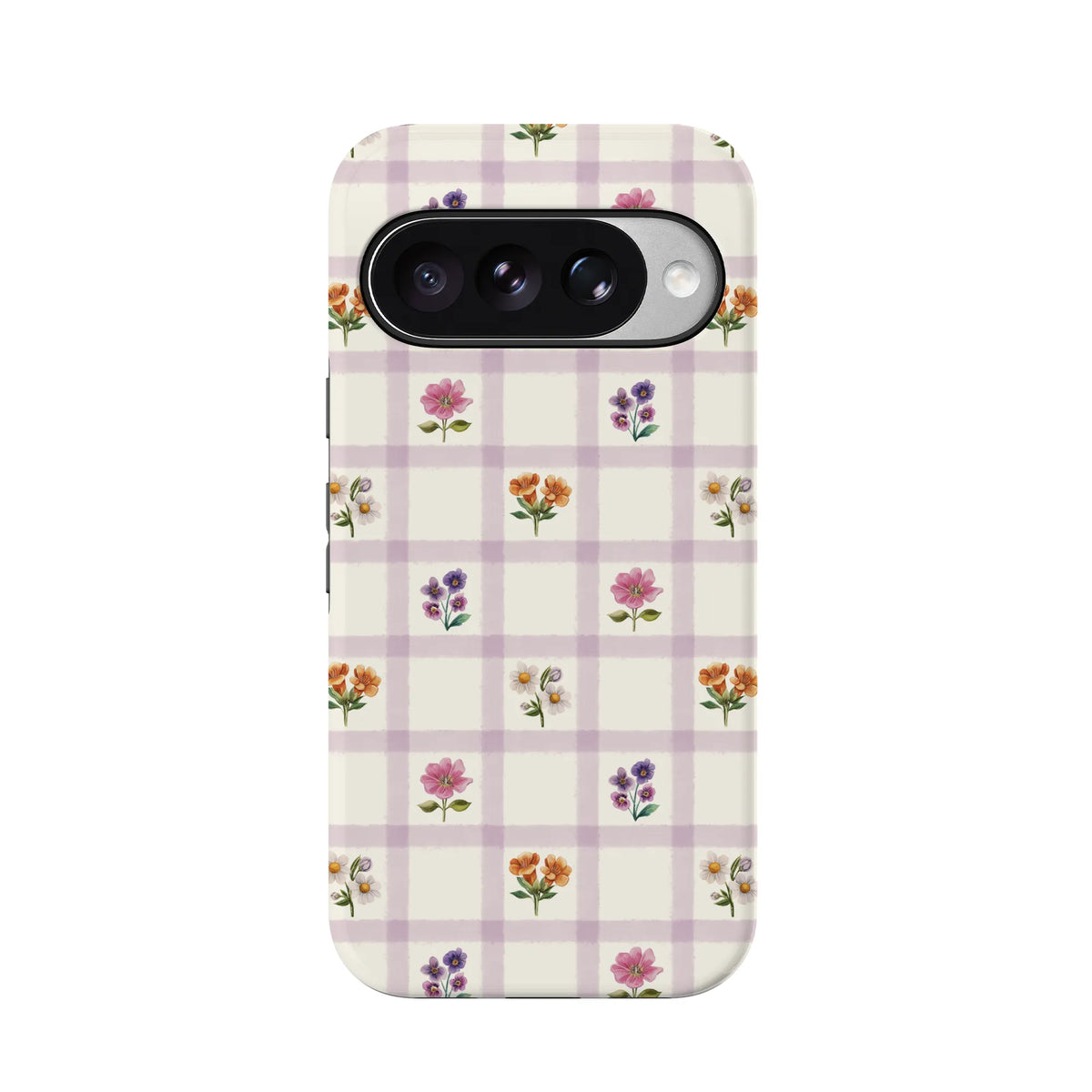 Meadow Check | Floral Gingham Case