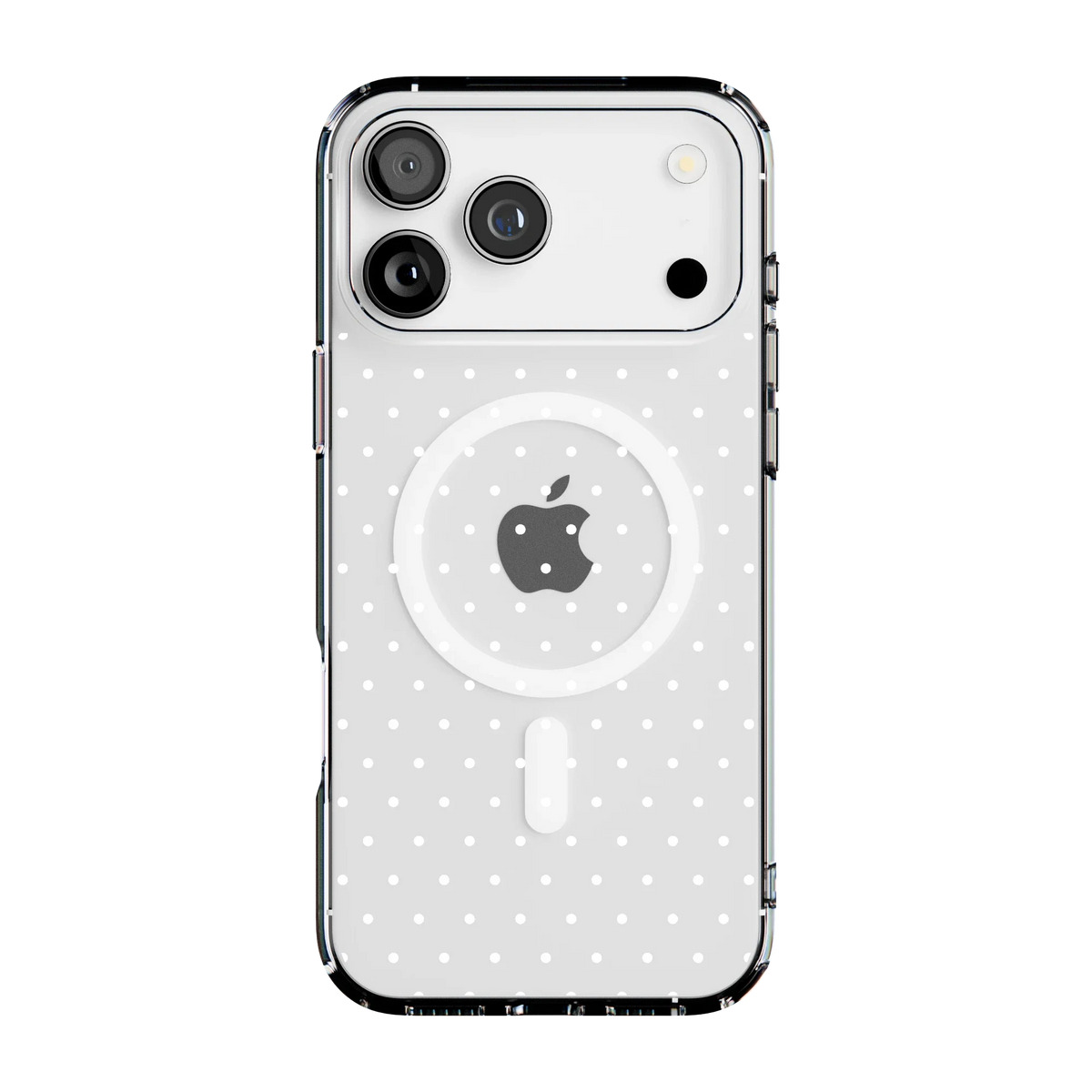On the Dot | White Polka Dot Case