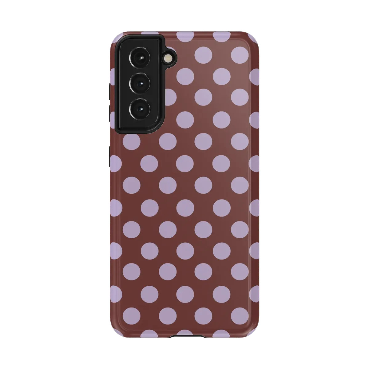 Spotted in SoHo | Burgundy Polka Dot Case