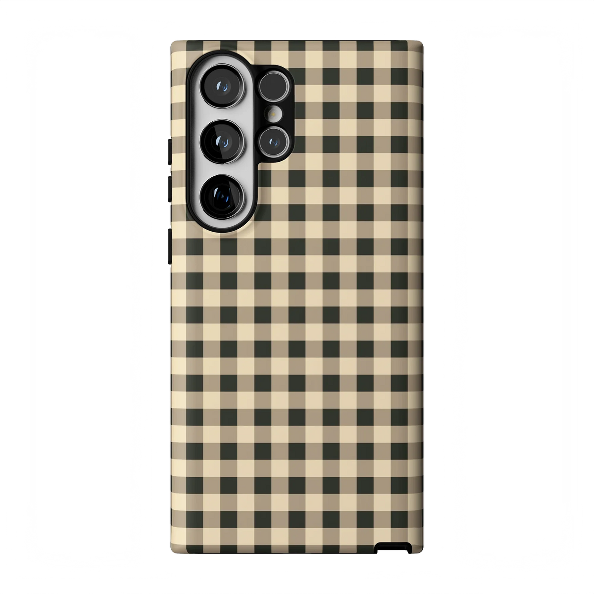 Cedar Lane | Black & Cream Gingham Case