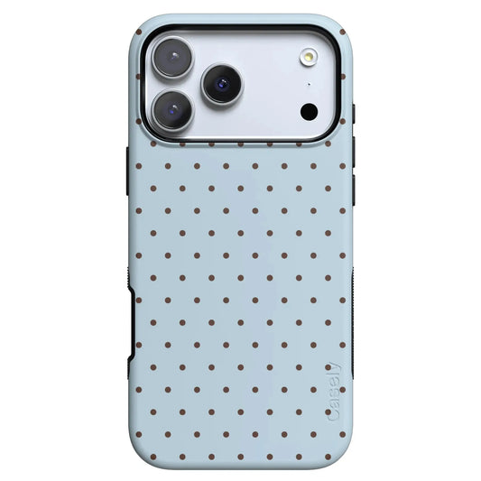 On the Dot | Blue Polka Dot Case