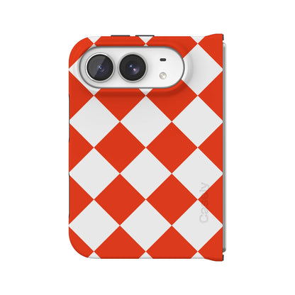 Red Checkerboard | High Contrast Design Case