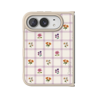 Meadow Check | Floral Gingham Case