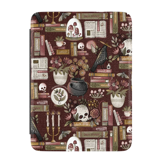 Gothic Noir | Spooky Bookshelf Kindle Case