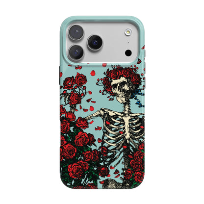 Forever Grateful | Grateful Dead Skeleton Floral Case