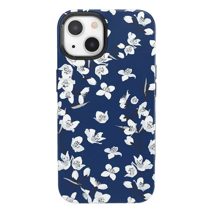 Floral Forest | Navy Cherry Blossom Floral Case