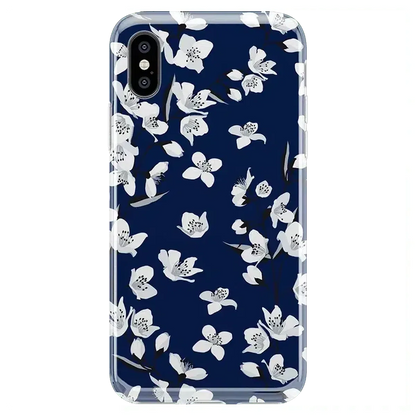 Floral Forest | Navy Cherry Blossom Floral Case