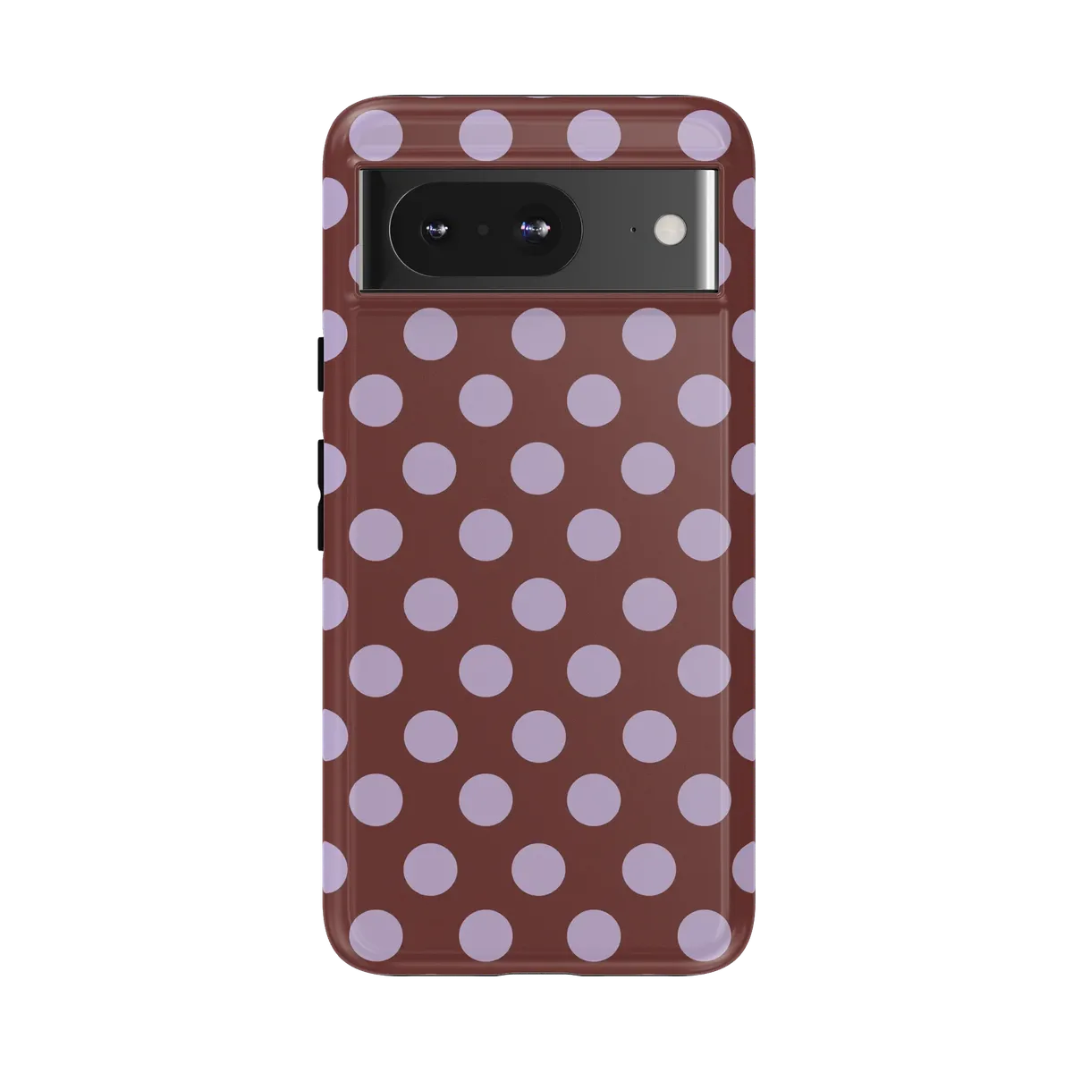 Spotted in SoHo | Burgundy Polka Dot Case
