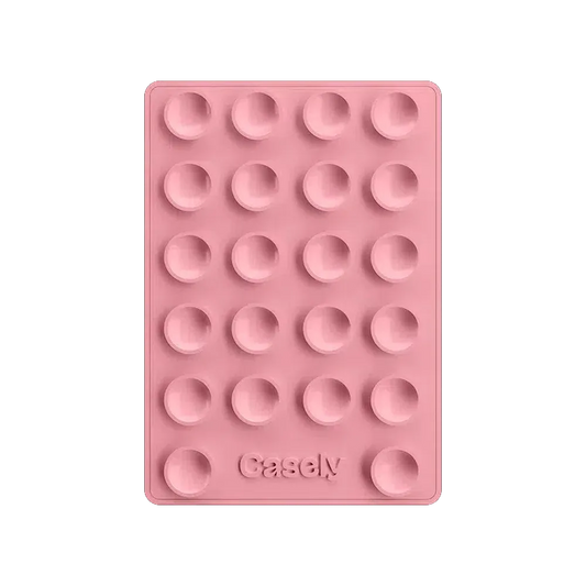 Grippy | Pink Silicone Suction Phone Mount with MagSafe