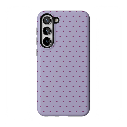On the Dot | Purple & Plum Polka Dot Case