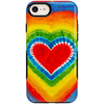 I Heart Tie Dye | Rainbow Heart Case