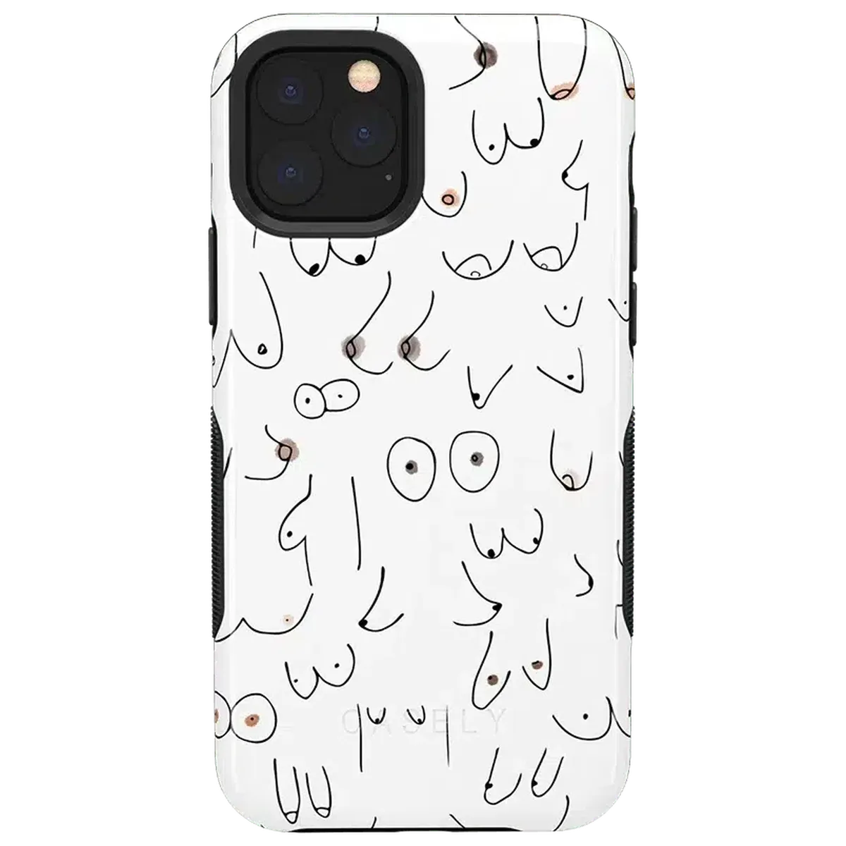 I'm With Her | Black & White Boobs Case