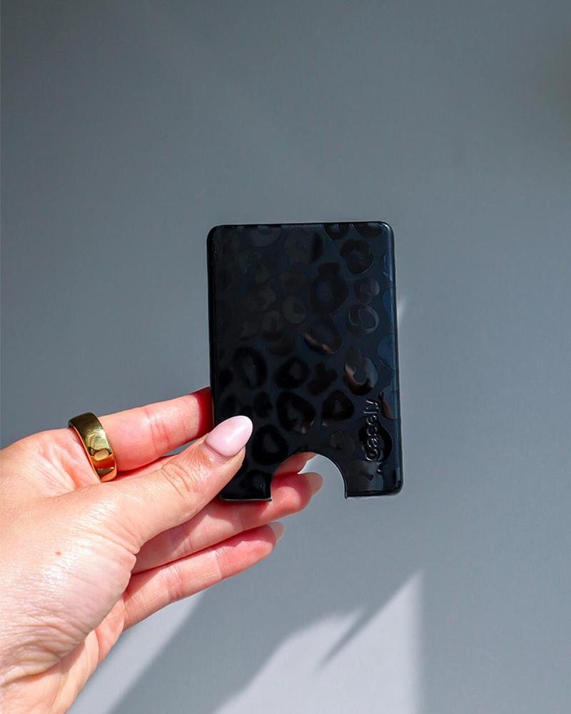 Into the Wild | Black Leopard MagWallet