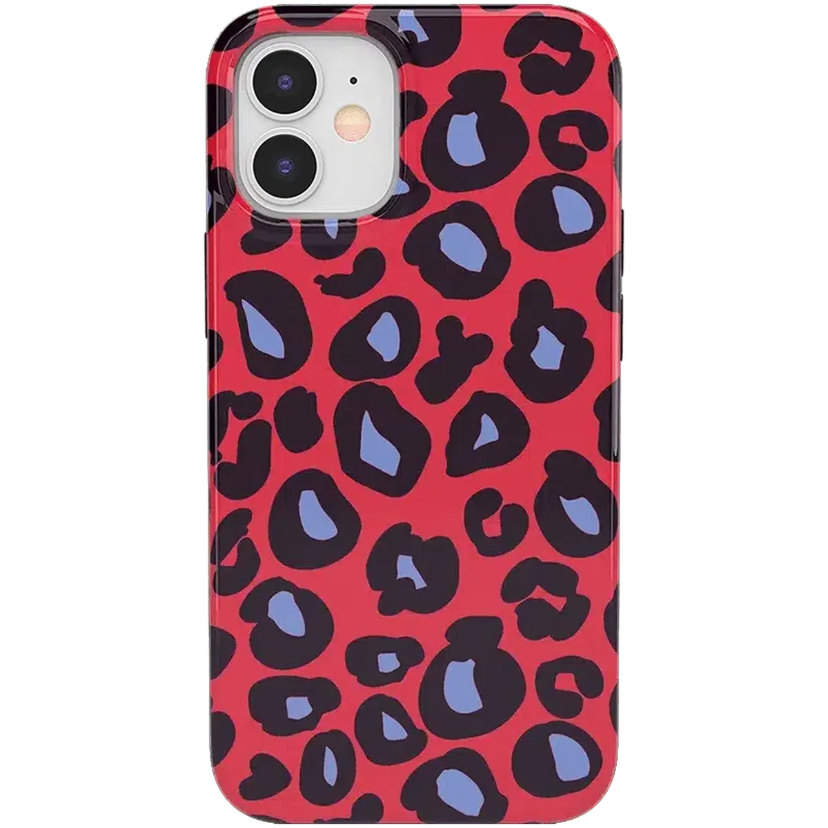 Into the Wild | Red & Blue Leopard Print Case