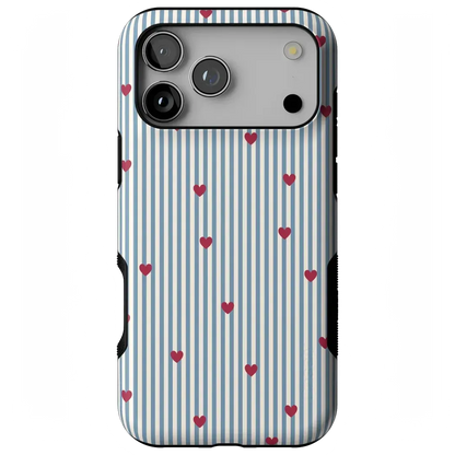 Love Lines | Blue Stripes Case