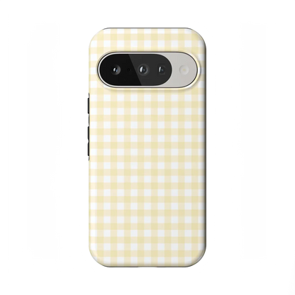 Pastel Picnic | Yellow Gingham Case