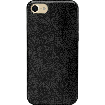 Lace Me Up | Black Floral Case
