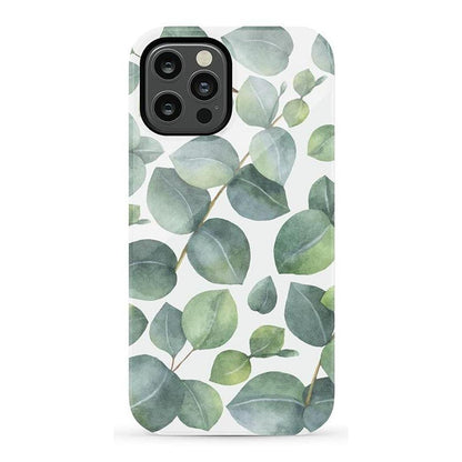 Leaf Me Alone | Green Floral Print Case