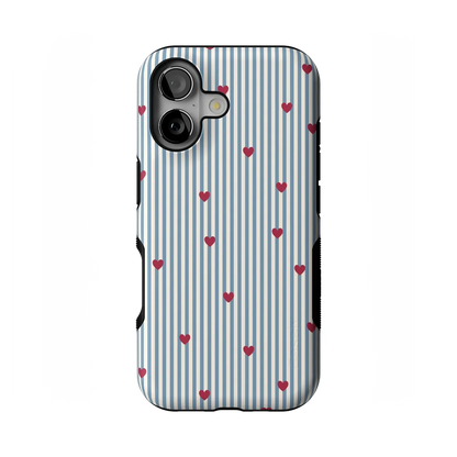 Love Lines | Blue Stripes Case