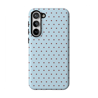 On the Dot | Blue Polka Dot Case