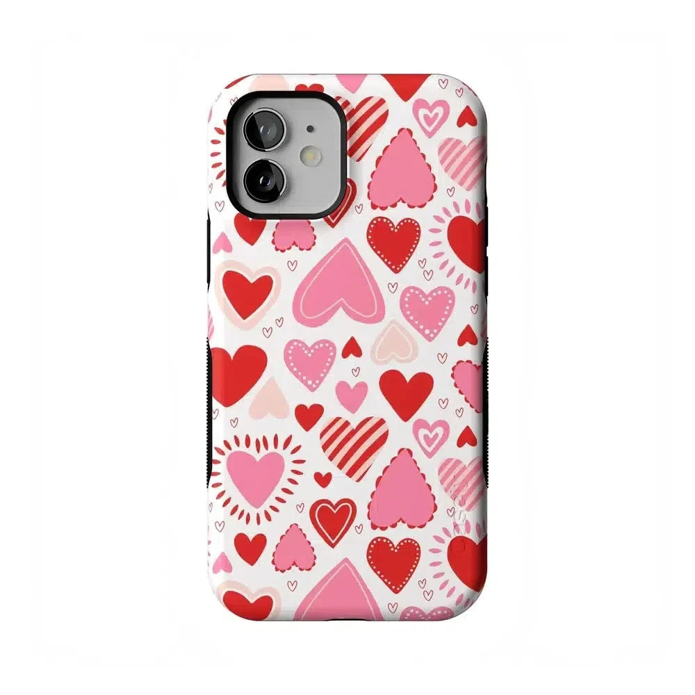 Love Struck | Heart Stickers Case