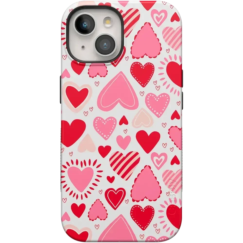 Love Struck | Heart Stickers Case