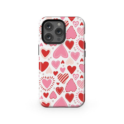 Love Struck | Heart Stickers Case