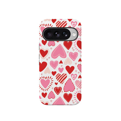 Love Struck | Heart Stickers Case