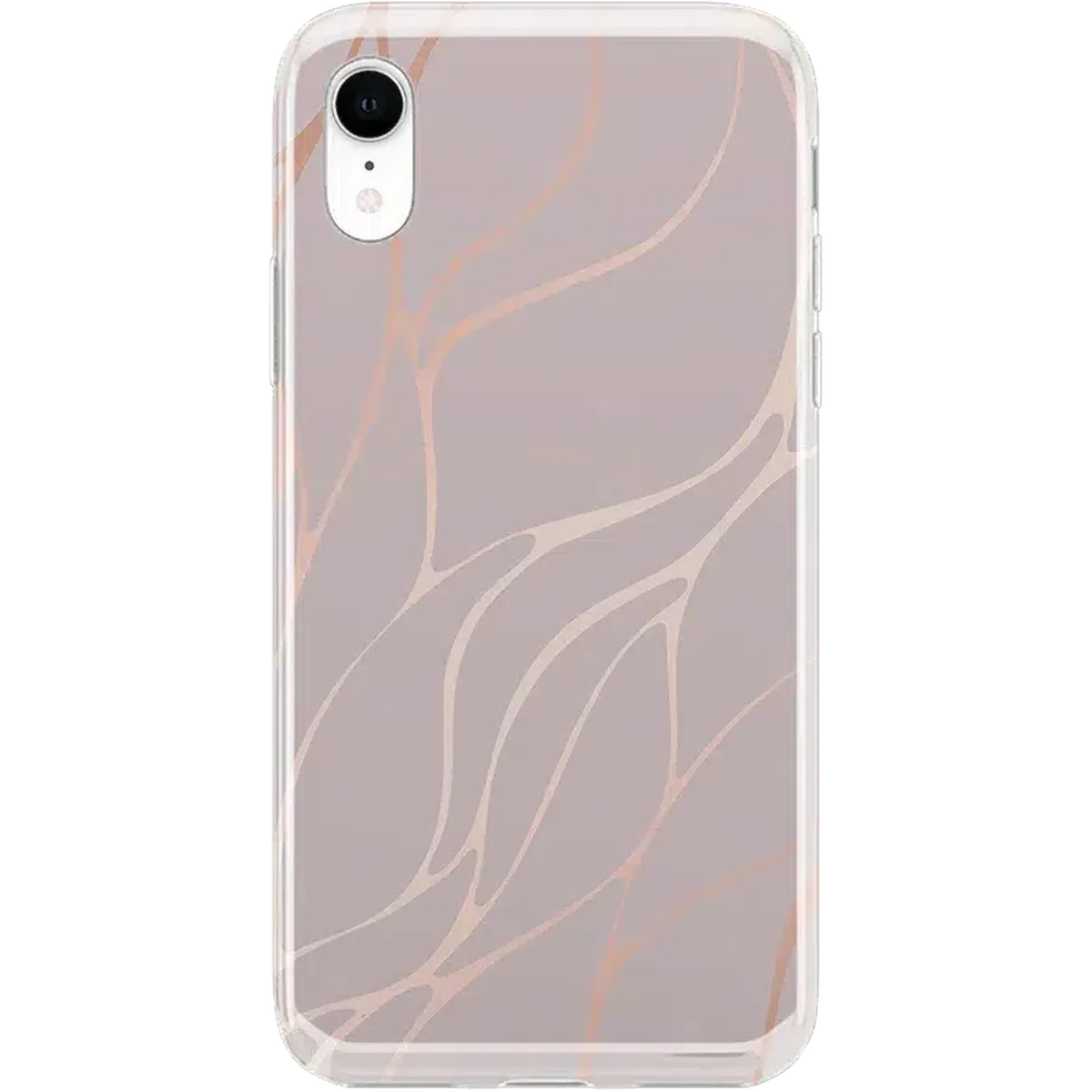 Midnight Ride | Pink and Gold Metallic Waves Case