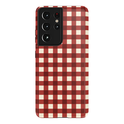 Checked Twice | Red Plaid Case