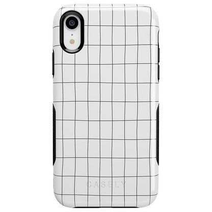 Off the Grid | White & Black Lined Case