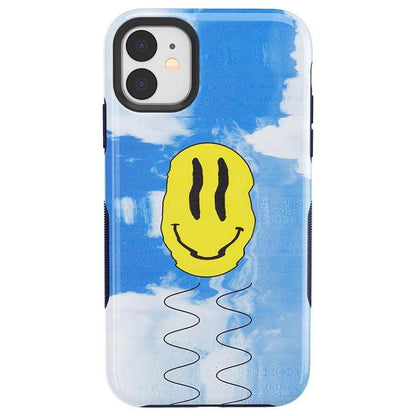 On Cloud Nine | Glitch Smiley Face Case