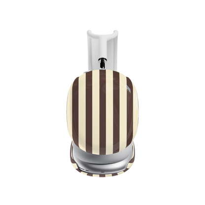 S'more Stripes | Brown Striped AirPods Max Case