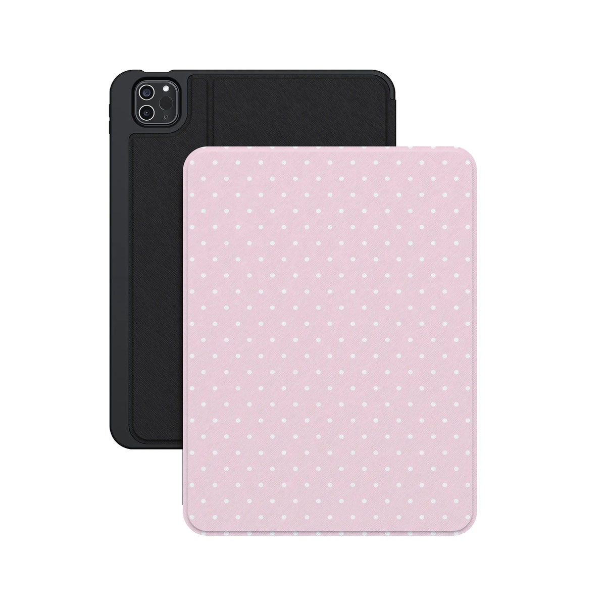On the Dot | Pink & White Polka Dot iPad Case