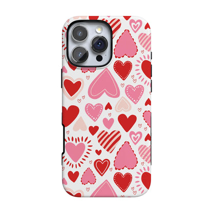 Love Struck | Heart Stickers Case