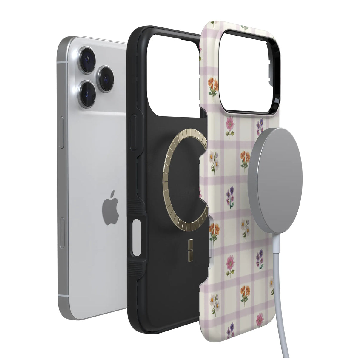 Meadow Check | Floral Gingham Case