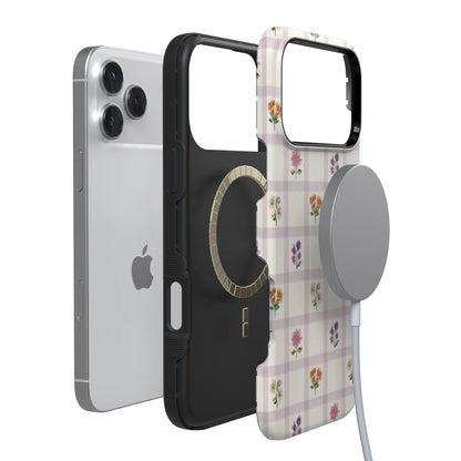 Meadow Check | Floral Gingham Case