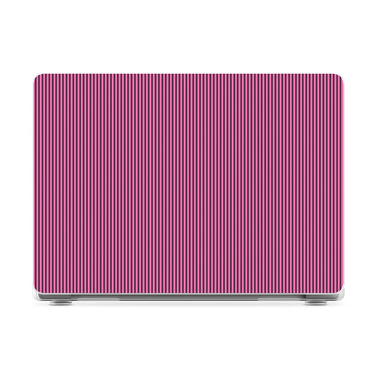 Stripes and the City | Pink & Purple Pinstripe Laptop Shell