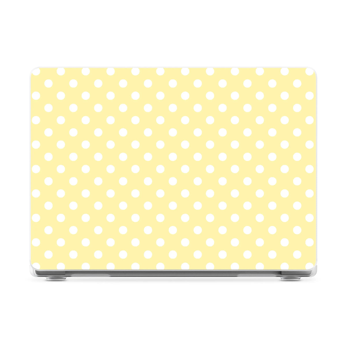 Spotted in SoHo | Yellow Polka Dot Laptop Shell